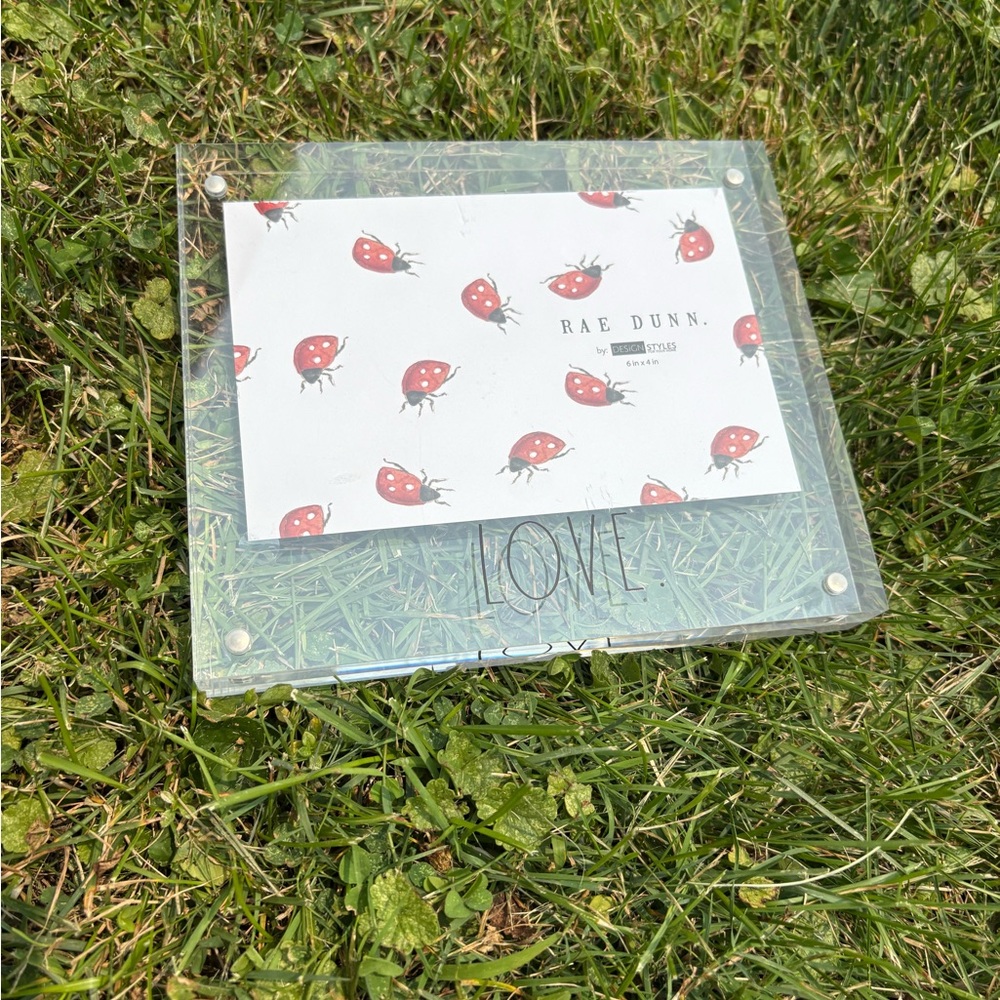 Rae Dunn Clear Glass Magnetic Frame